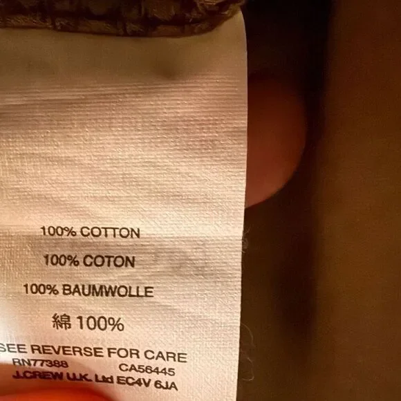 J Crew Womens Size Small Snap Front Utility Field Jacket Brown waxed Cotton - Picture 3 of 7